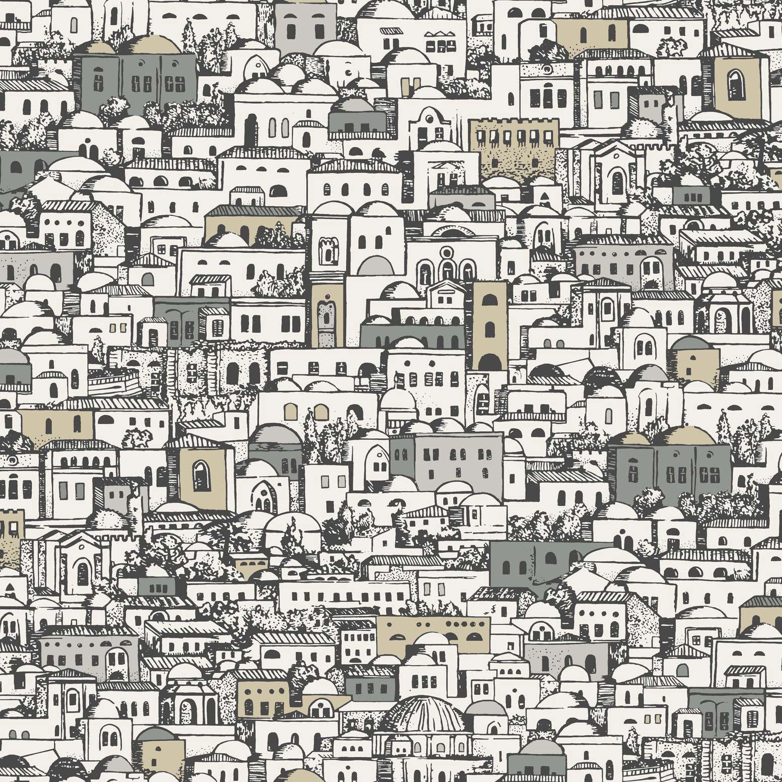 Carta da parati Cole&Sons Mediterranea Fornasetti - Brand_Cole&Son, Fantasia_Fantasia - Carte da parati - Cole&Son