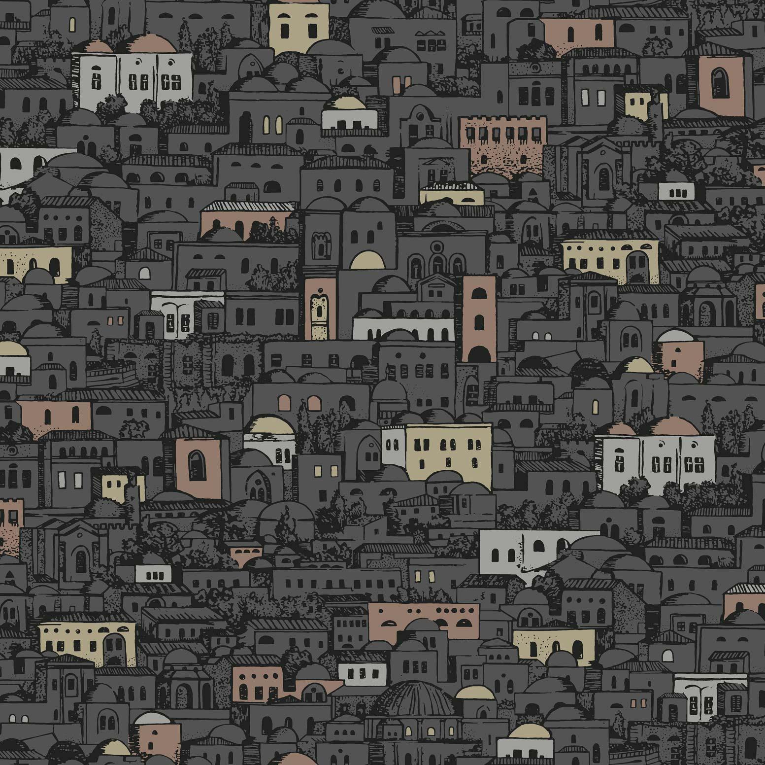 Carta da parati Cole&Sons Mediterranea Fornasetti - Brand_Cole&Son, Fantasia_Fantasia - Carte da parati - Cole&Son