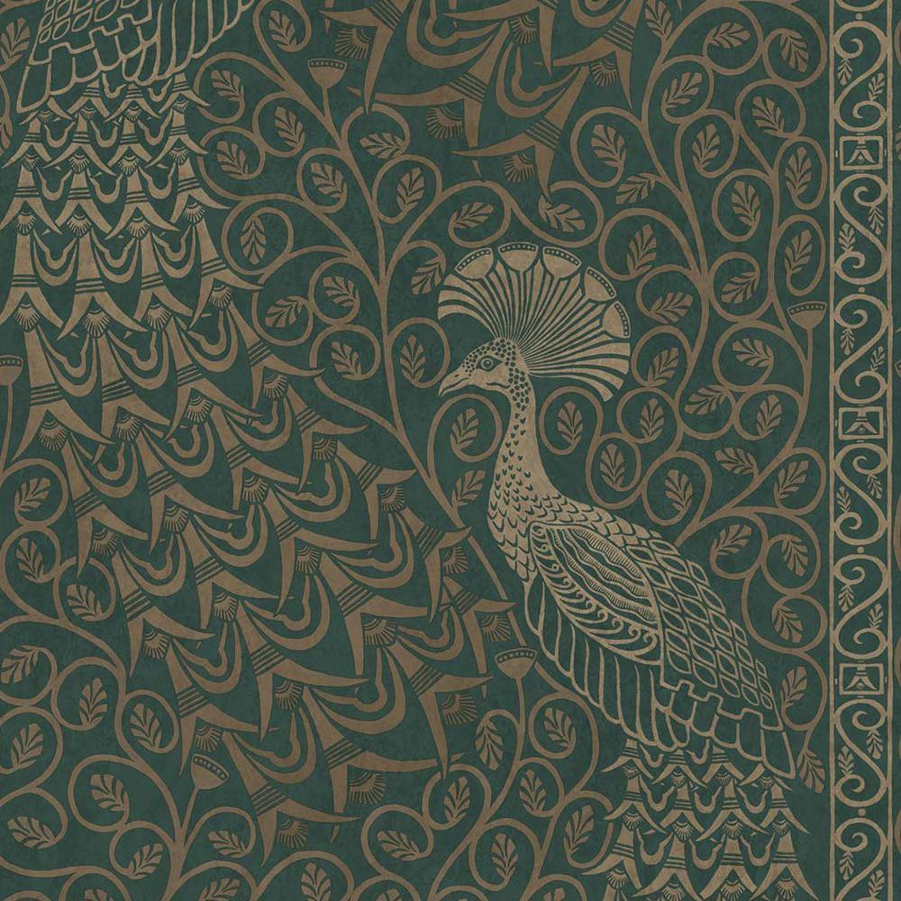 Carta da parati Cole&Sons Pavo Parade - azzurro, Brand_Cole&Son, Fantasia_Natura - Carte da parati - Cole&Son