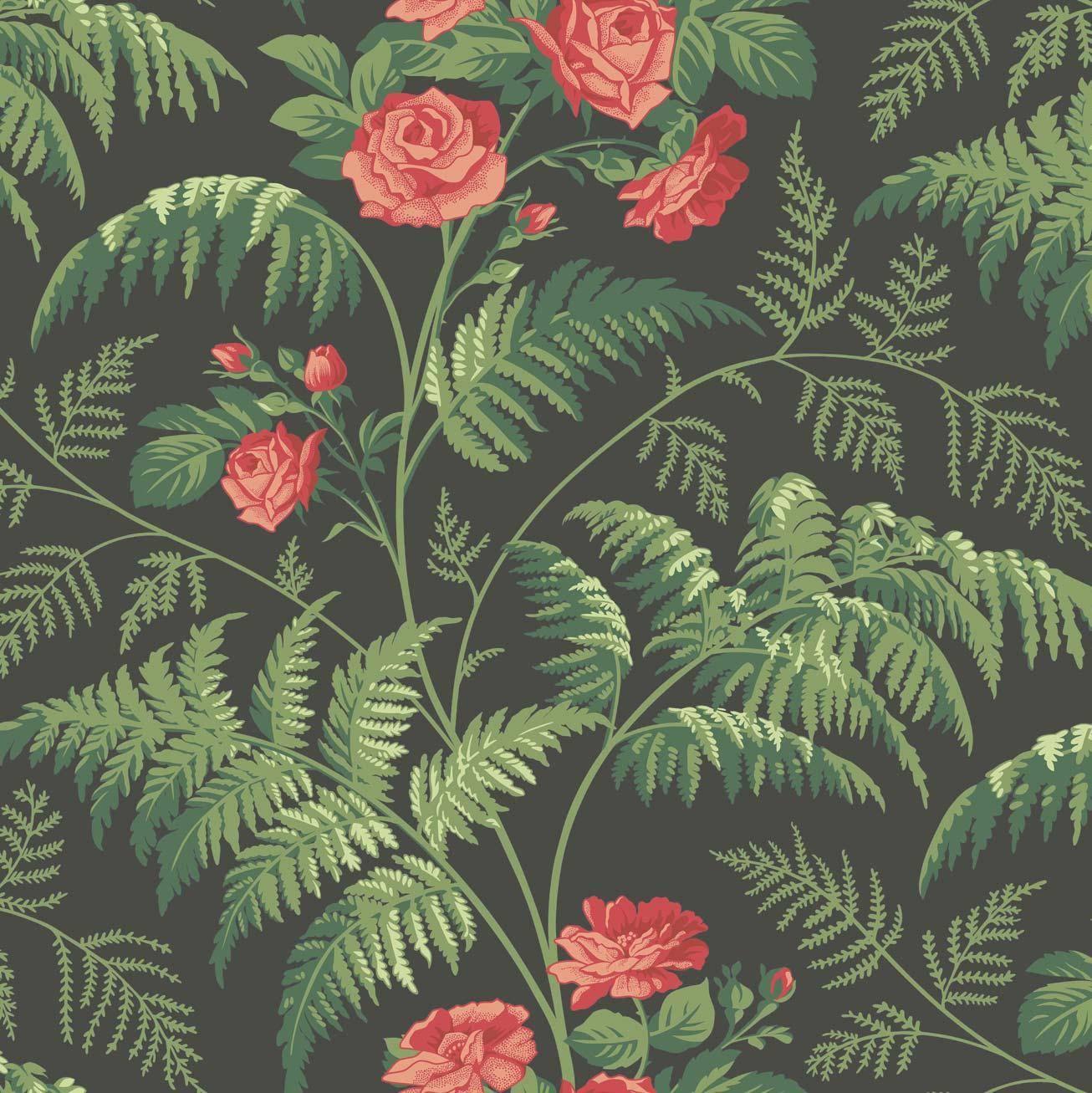Carta da parati Cole&Sons Rose - Brand_Cole&Son, Fantasia_Natura - Carte da parati - Cole&Son