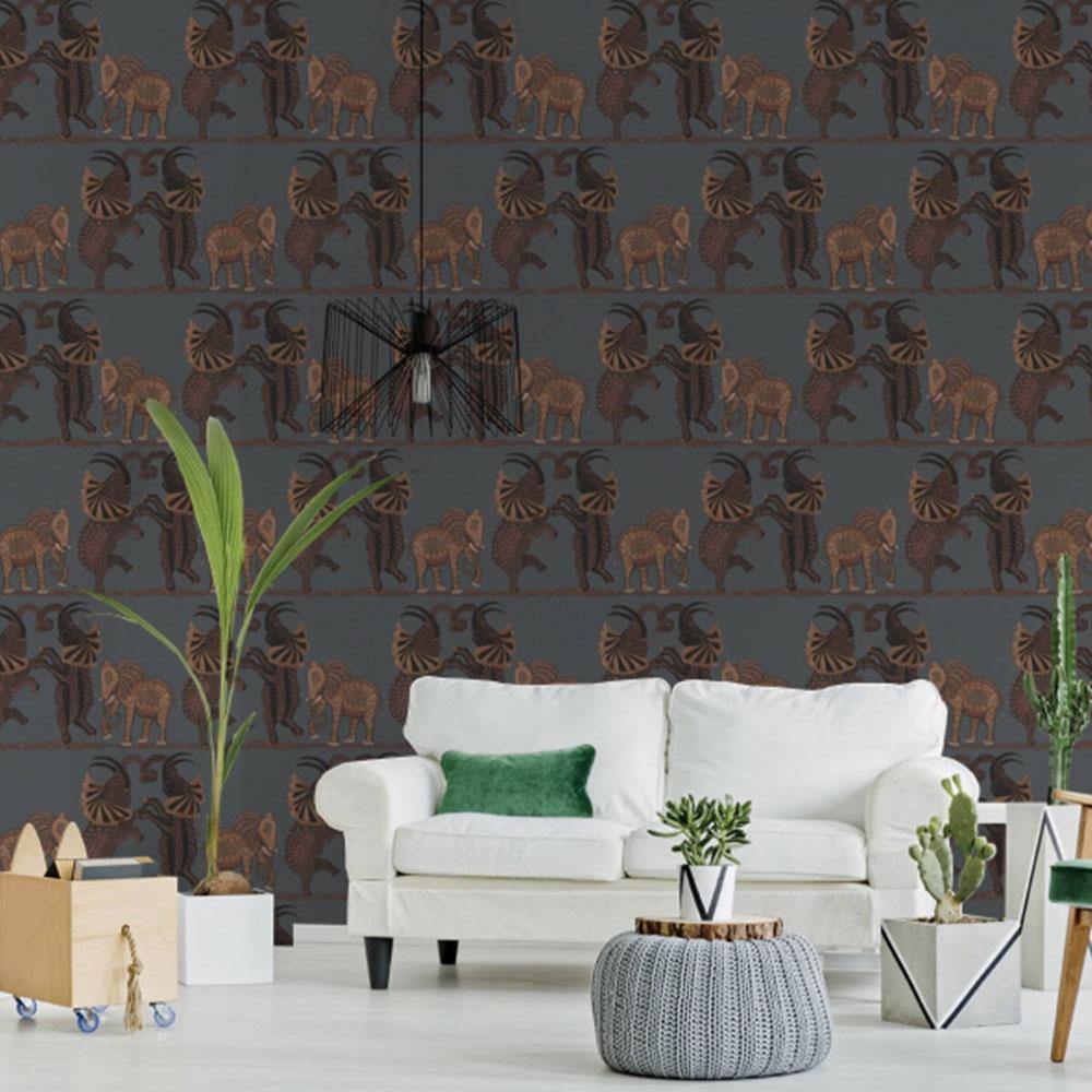 Carta da parati Cole&Sons Safari Dance - Brand_Cole&Son - Carte da parati - Cole&Son