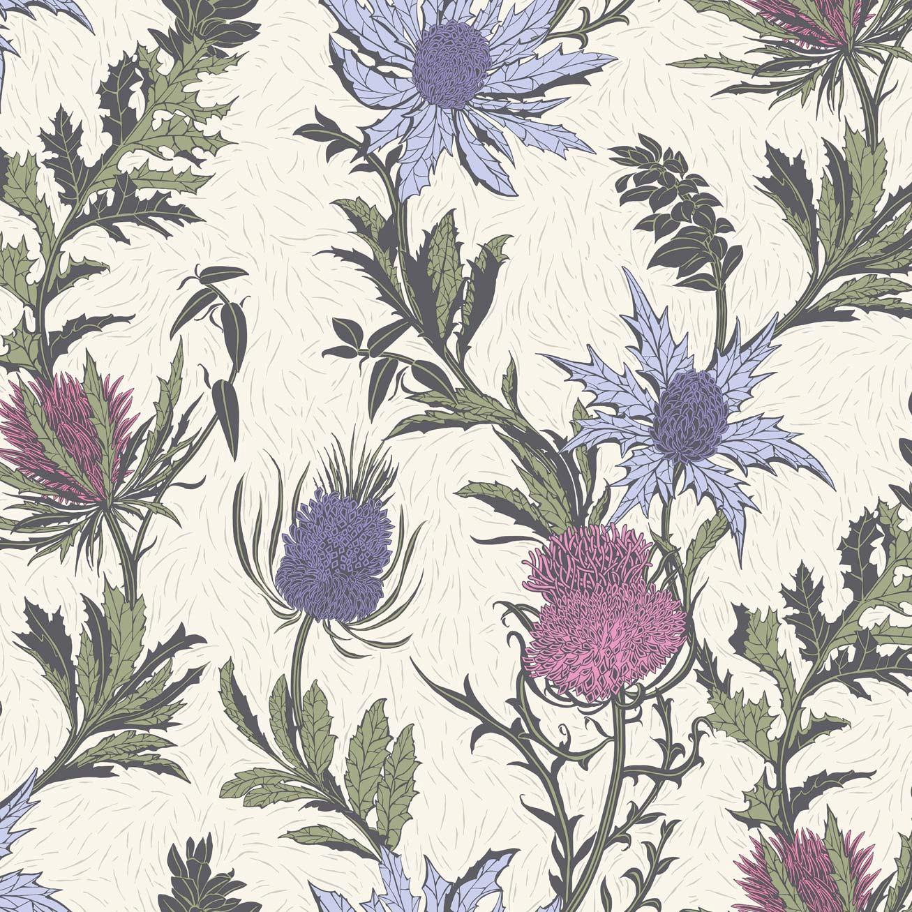 Carta da parati Cole&Sons Thistle - Brand_Cole&Son, Fantasia_Natura - Carte da parati - Cole&Son