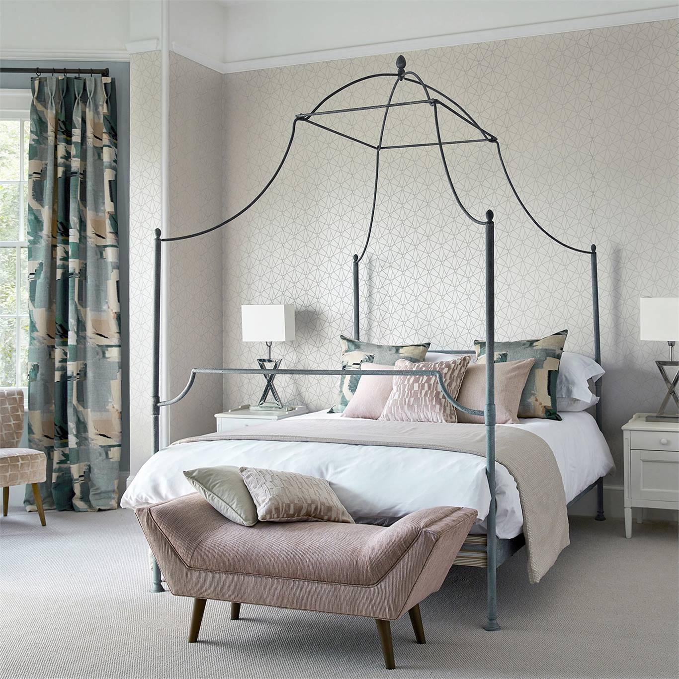 Carta da parati Harlequin Zola Shimmer - Brand_Harlequin, Fantasia_Geometrica, Fantasia_Monocromatica - Carte da parati - Harlequin