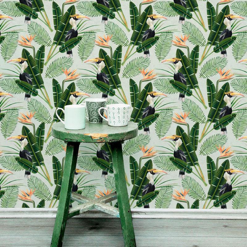 Carta da parati Mindthegap Birds of Paradise - Brand_Mindthegap, Fantasia_Natura - Carte da parati - Mindthegap