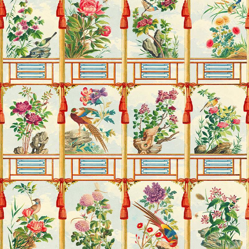 Carta da parati Mindthegap Flowering Wall - Brand_Mindthegap, Fantasia_Natura - Carte da parati - Mindthegap