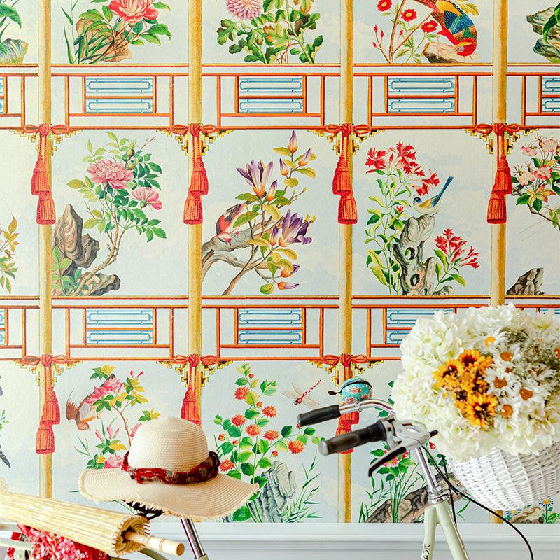 Carta da parati Mindthegap Flowering Wall - Brand_Mindthegap, Fantasia_Natura - Carte da parati - Mindthegap