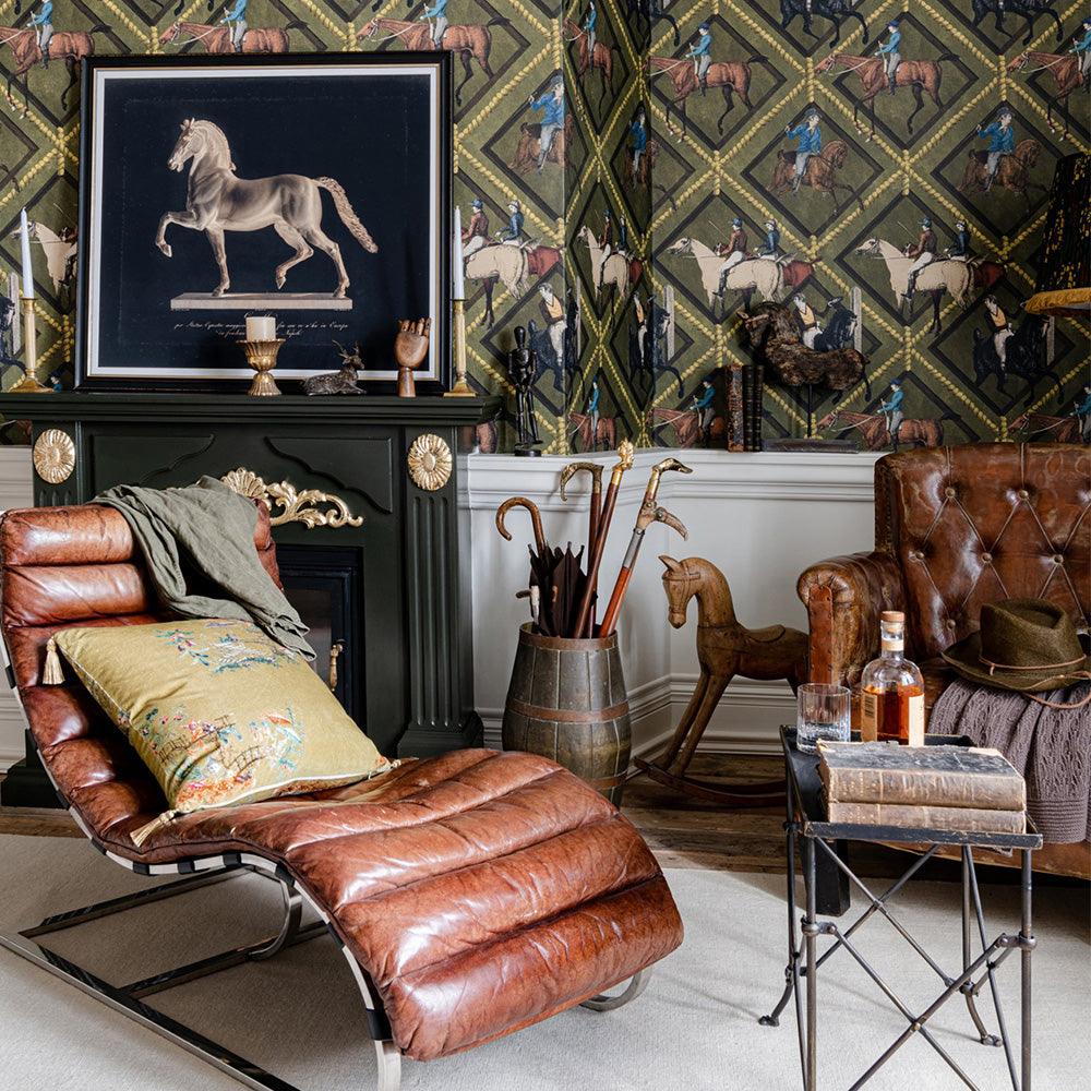 Carta da parati Mindthegap Gymkhana Grey - Brand_Mindthegap, Fantasia_Fantasia - Carte da parati - Mindthegap