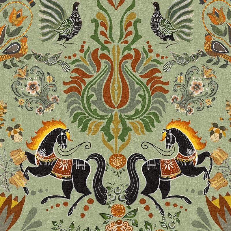 Carta da parati Mindthegap The Folk Parade - Brand_Mindthegap, Fantasia_Natura - Carte da parati - Mindthegap