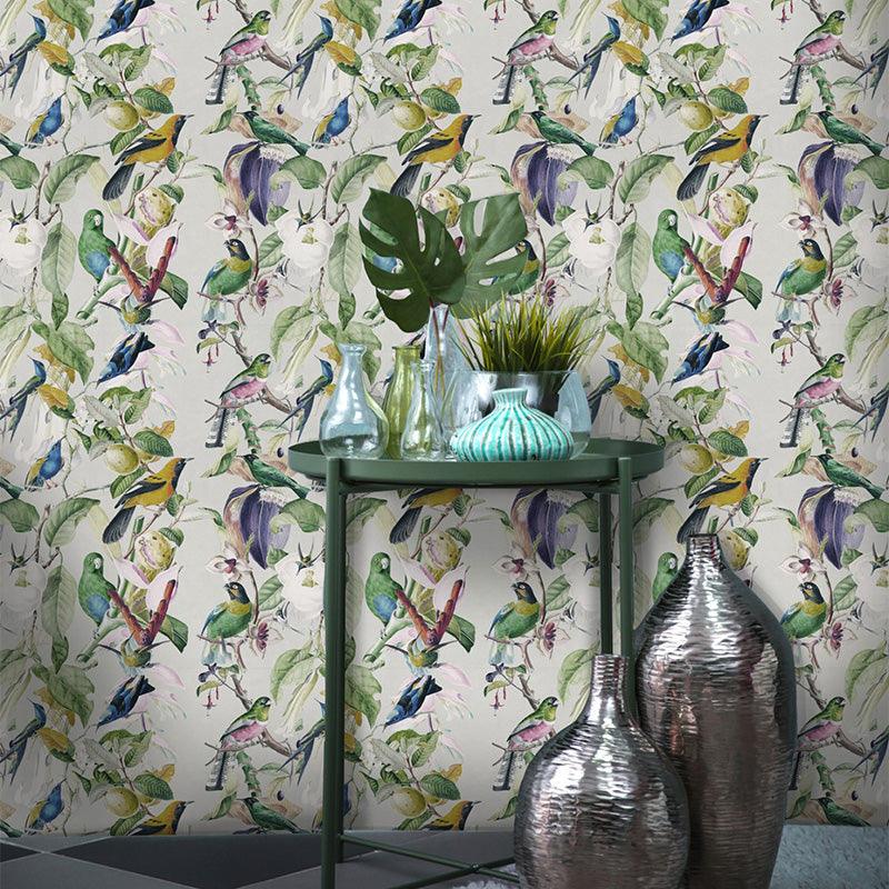 Carta da parati Mindthegap Tropical Birds - Brand_Mindthegap, Fantasia_Natura - Carte da parati - Mindthegap