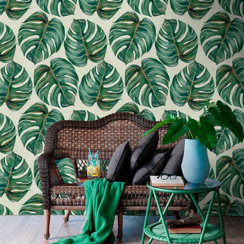 Carta da parati Mindthegap Tropical Leaf - Brand_Mindthegap, Fantasia_Natura - Carte da parati - Mindthegap