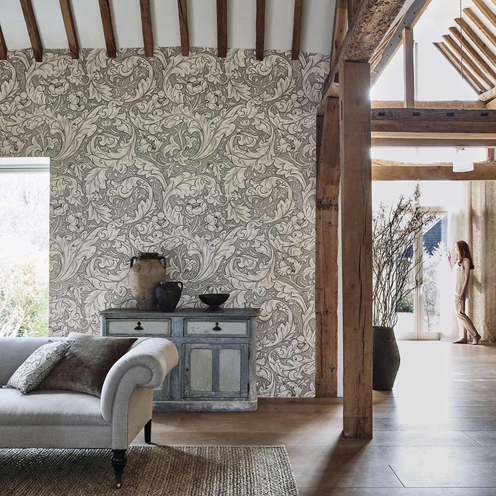 Carta da parati Morris Pure Bachelors Button - Brand_Morris, Fantasia_Natura - Carte da parati - Morris