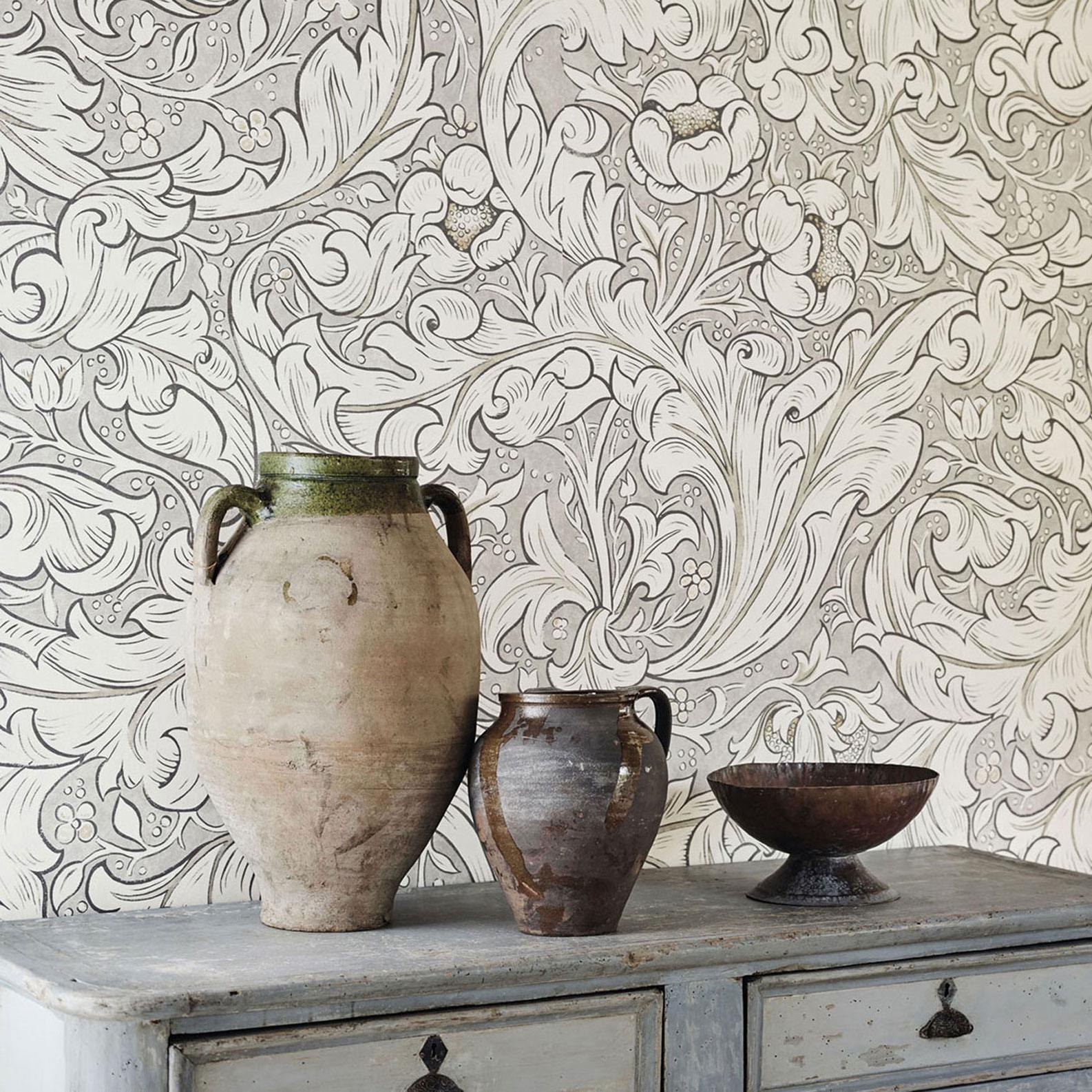 Carta da parati Morris Pure Bachelors Button - Brand_Morris, Fantasia_Natura - Carte da parati - Morris