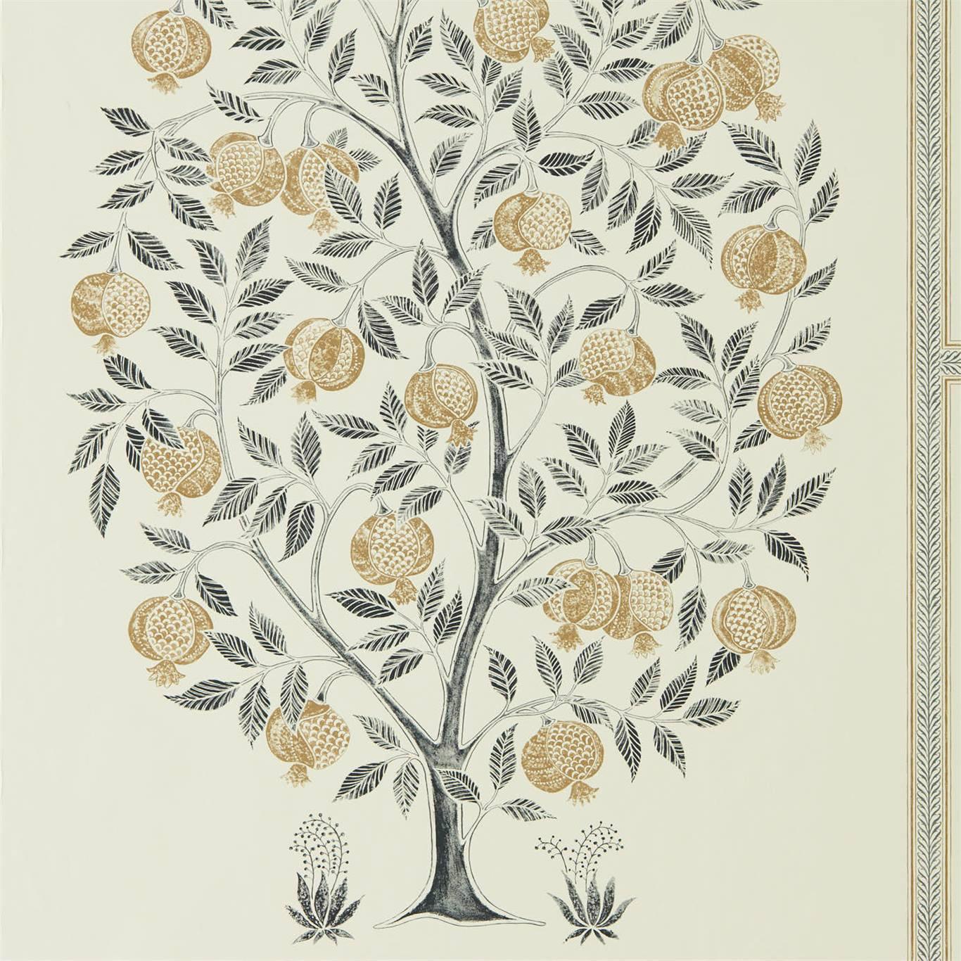 Carta da parati Sanderson Anaar Tree - Brand_Sanderson, Fantasia_Natura - Carte da parati - Sanderson