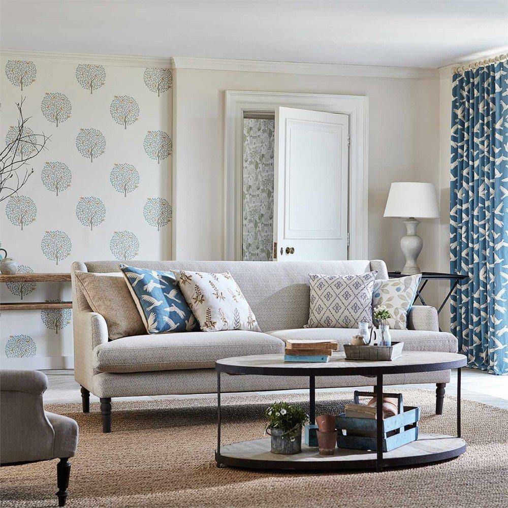 Carta da parati Sanderson Bay Tree - Brand_Sanderson, Fantasia_Natura - Carte da parati - Sanderson