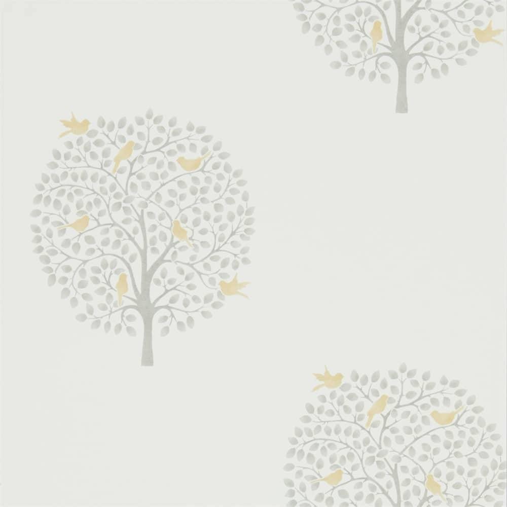 Carta da parati Sanderson Bay Tree - Brand_Sanderson, Fantasia_Natura - Carte da parati - Sanderson