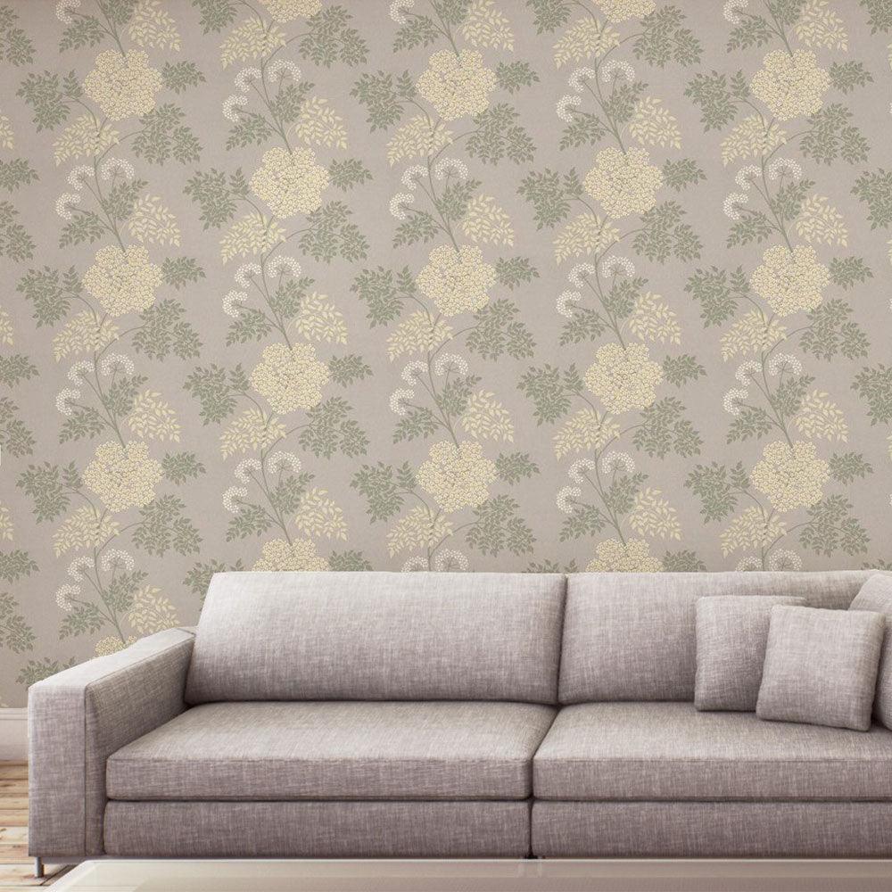 Carta da Parati Sanderson Cowparsley - Brand_Sanderson, Fantasia_Fantasia - Carte da parati - Sanderson