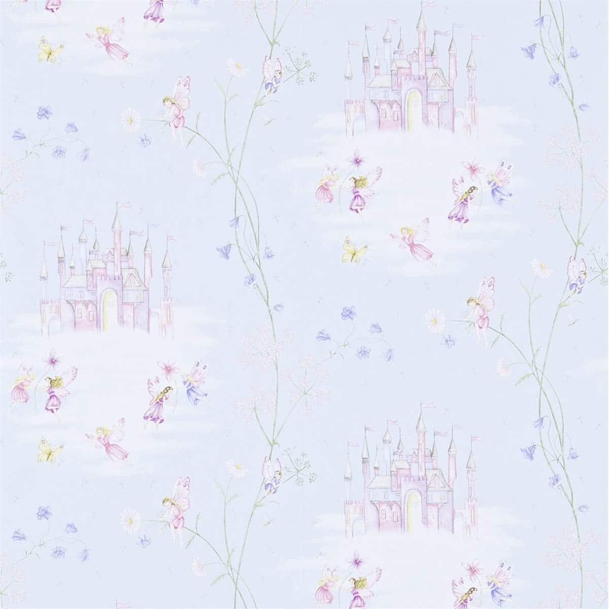 Carta da parati Sanderson Fairy Castle - Brand_Sanderson, Fantasia_Fantasia - Carte da parati - Sanderson