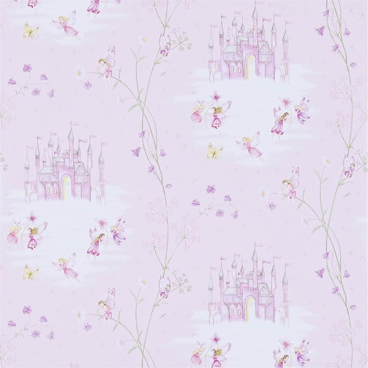 Carta da parati Sanderson Fairy Castle - Brand_Sanderson, Fantasia_Fantasia - Carte da parati - Sanderson