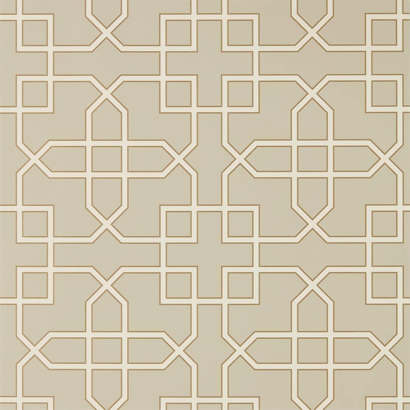 Carta da Parati Sanderson Hampton Trellis - Brand_Sanderson, Fantasia_Geometrica - Carte da parati - Sanderson