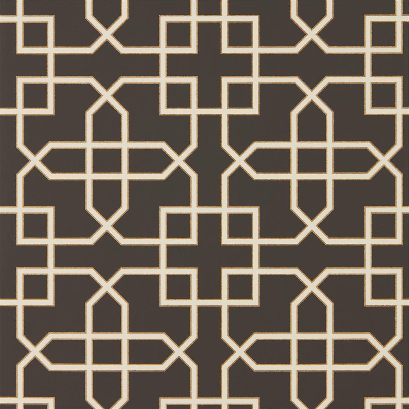 Carta da Parati Sanderson Hampton Trellis - Brand_Sanderson, Fantasia_Geometrica - Carte da parati - Sanderson