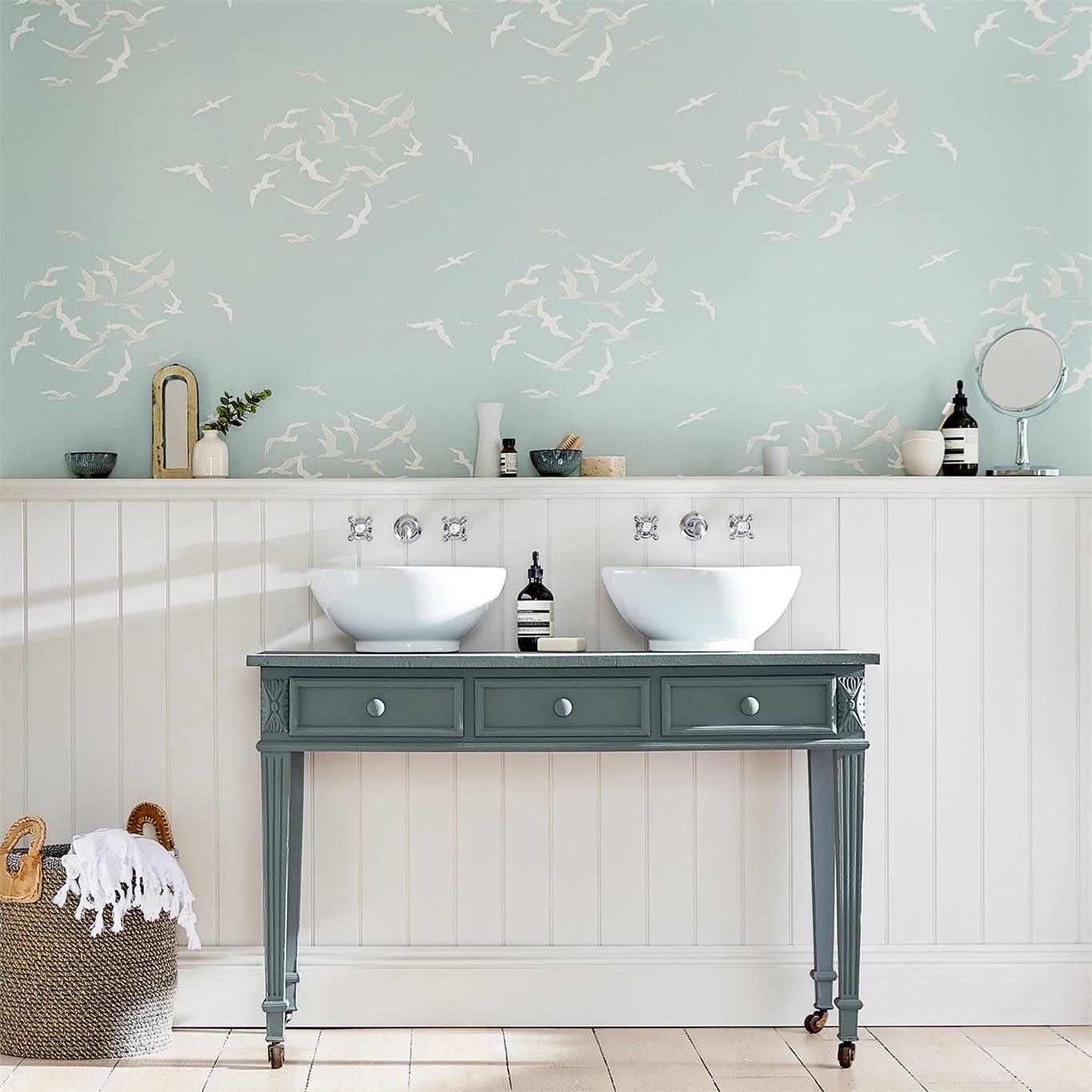 Carta da parati Sanderson Larina - Brand_Sanderson, Fantasia_Fantasia - Carte da parati - Sanderson