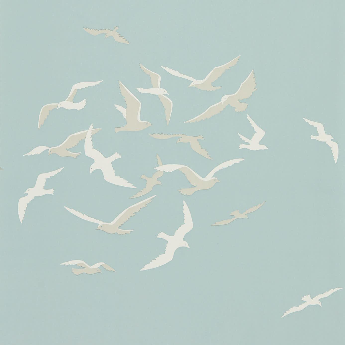 Carta da parati Sanderson Larina - Brand_Sanderson, Fantasia_Fantasia - Carte da parati - Sanderson