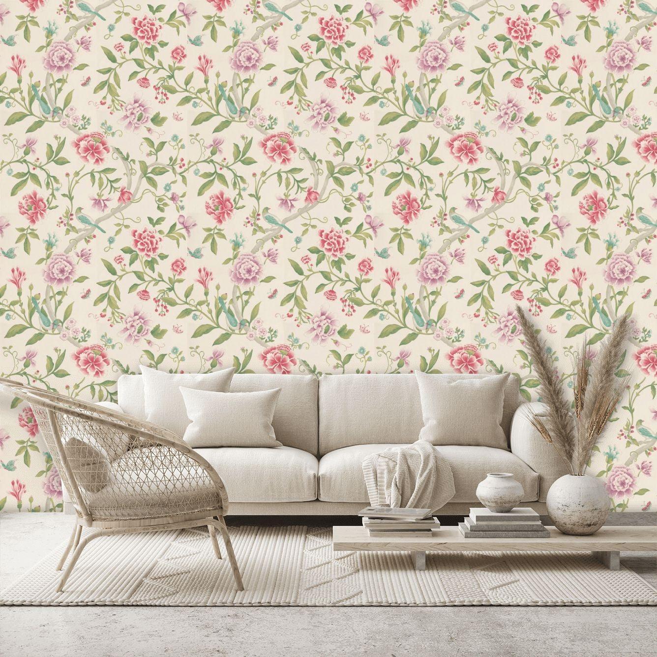 Carta da Parati Sanderson Porcelain Garden - Brand_Sanderson, Fantasia_Fantasia - Carte da parati - Sanderson