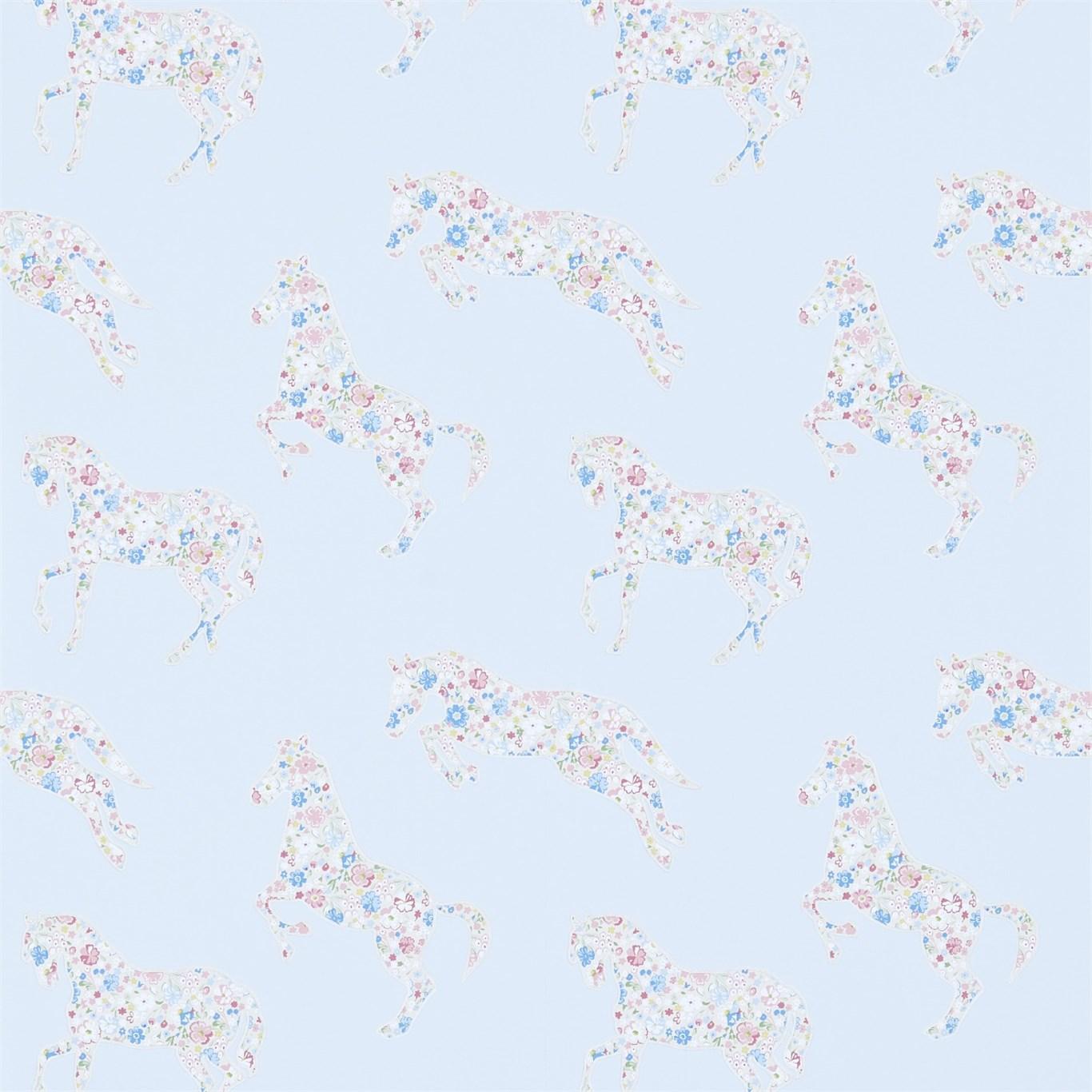 Carta da parati Sanderson Pretty Ponies - Brand_Sanderson, Fantasia_Fantasia - Carte da parati junior - Sanderson