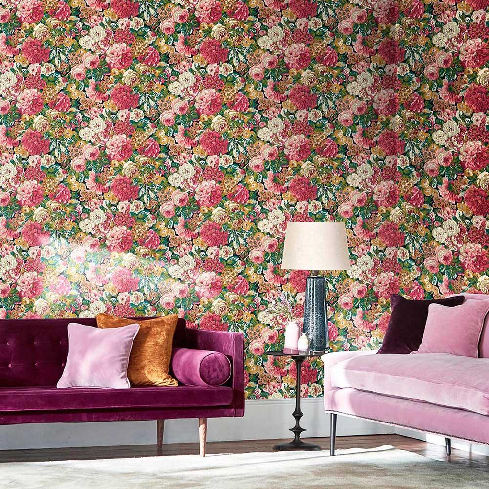 Carta da Parati Sanderson Rose and Peony - Brand_Sanderson, Fantasia_Fantasia - Carte da parati - Sanderson