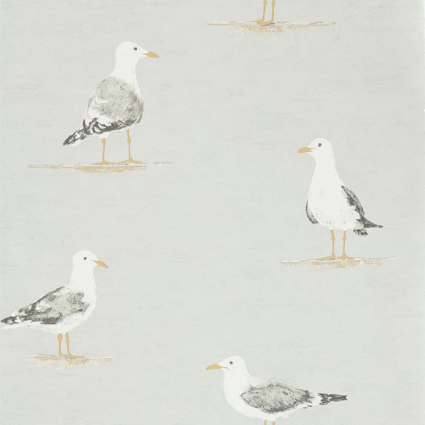 Carta da parati Sanderson Shore Birds - Brand_Sanderson, Fantasia_Natura - Carte da parati - Sanderson