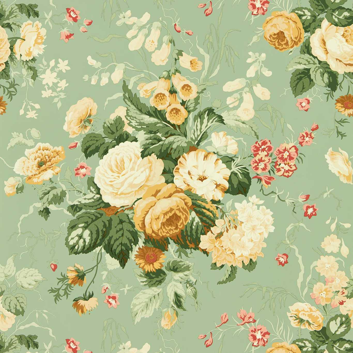 Carta da Parati Sanderson Stapleton Park - Brand_Sanderson, Fantasia_Fantasia - Carte da parati - Sanderson