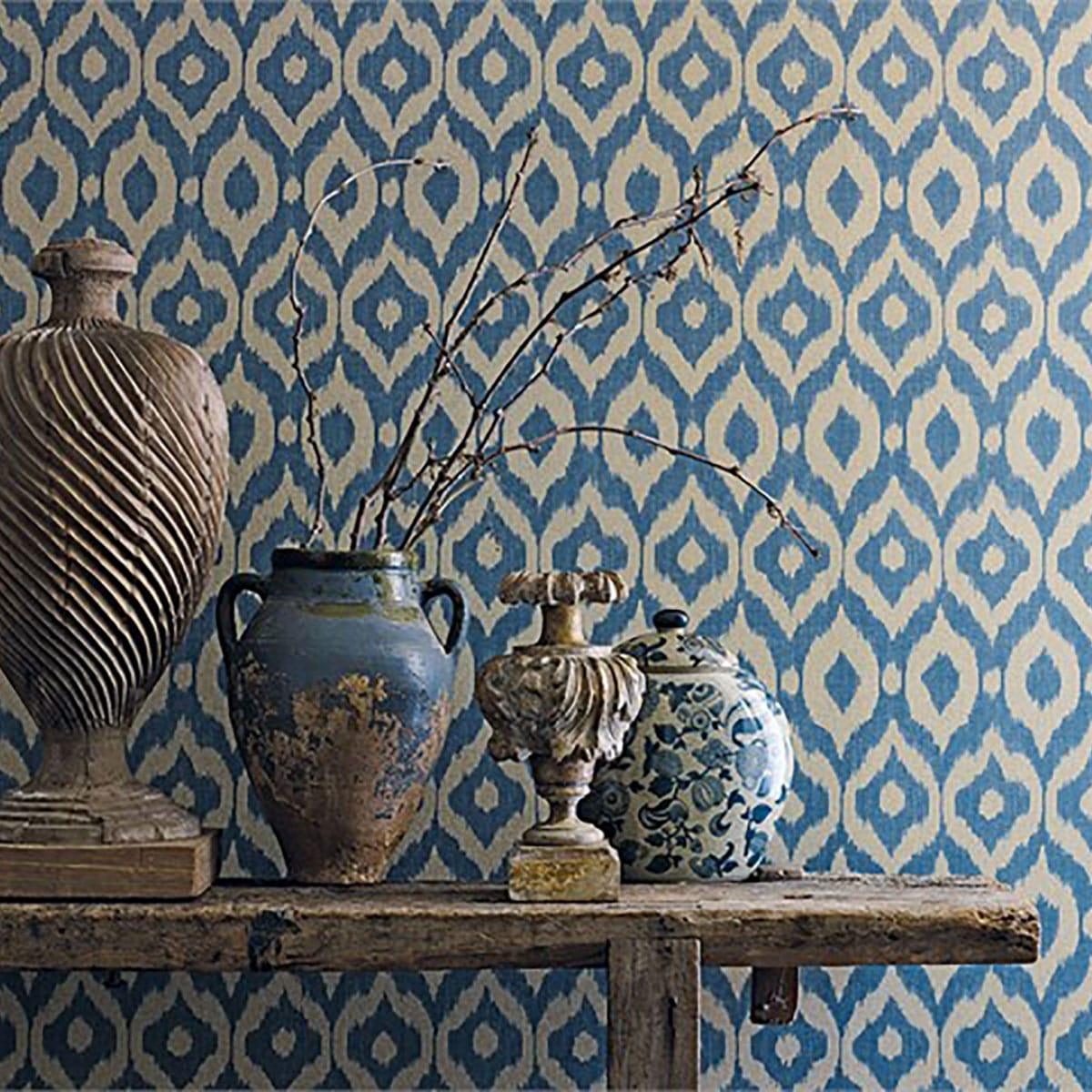 Carta da parati Sanderson Surin - Brand_Sanderson, Fantasia_Fantasia - Carte da parati - Sanderson