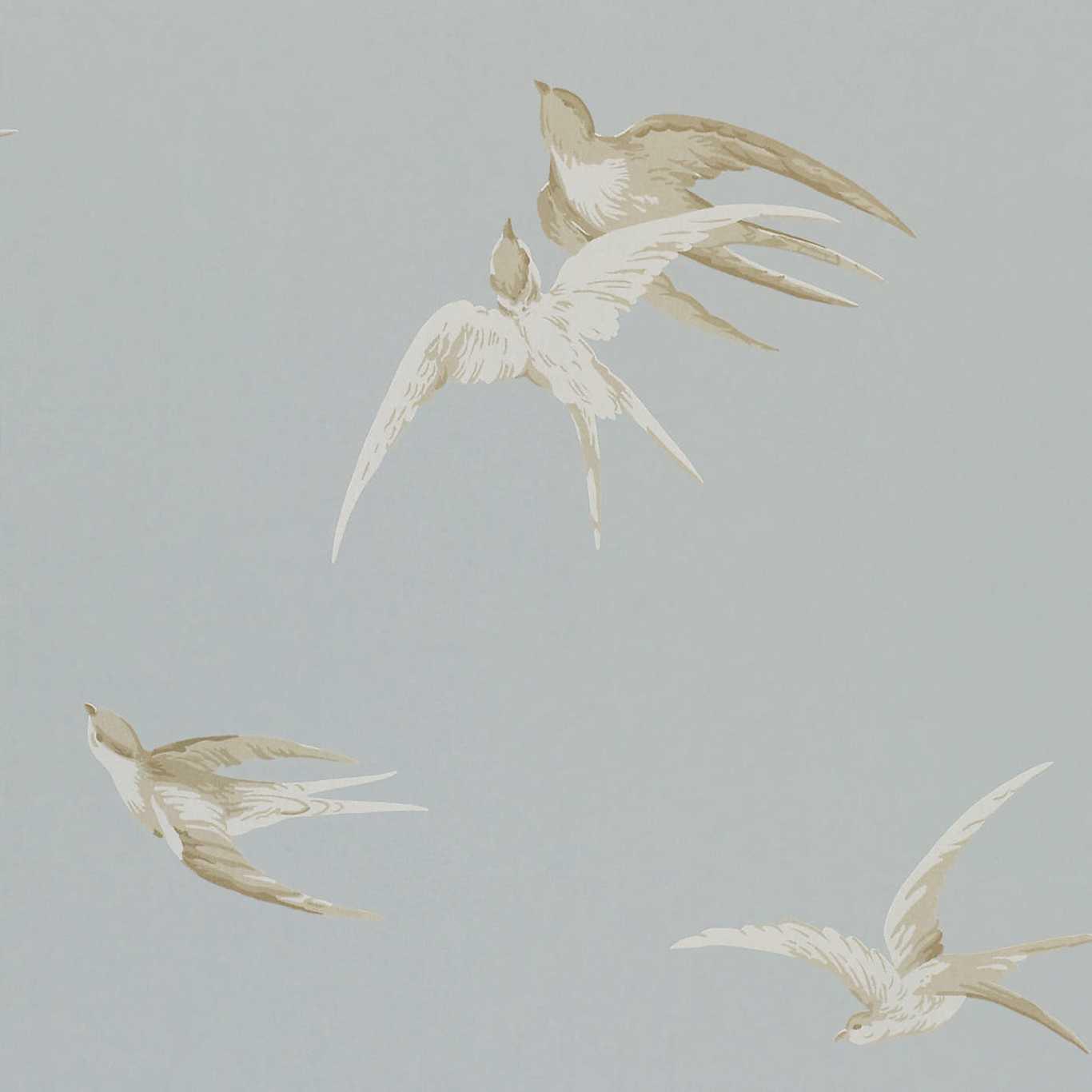 Carta da Parati Sanderson Swallows - Brand_Sanderson, Fantasia_Fantasia - Carte da parati - Sanderson