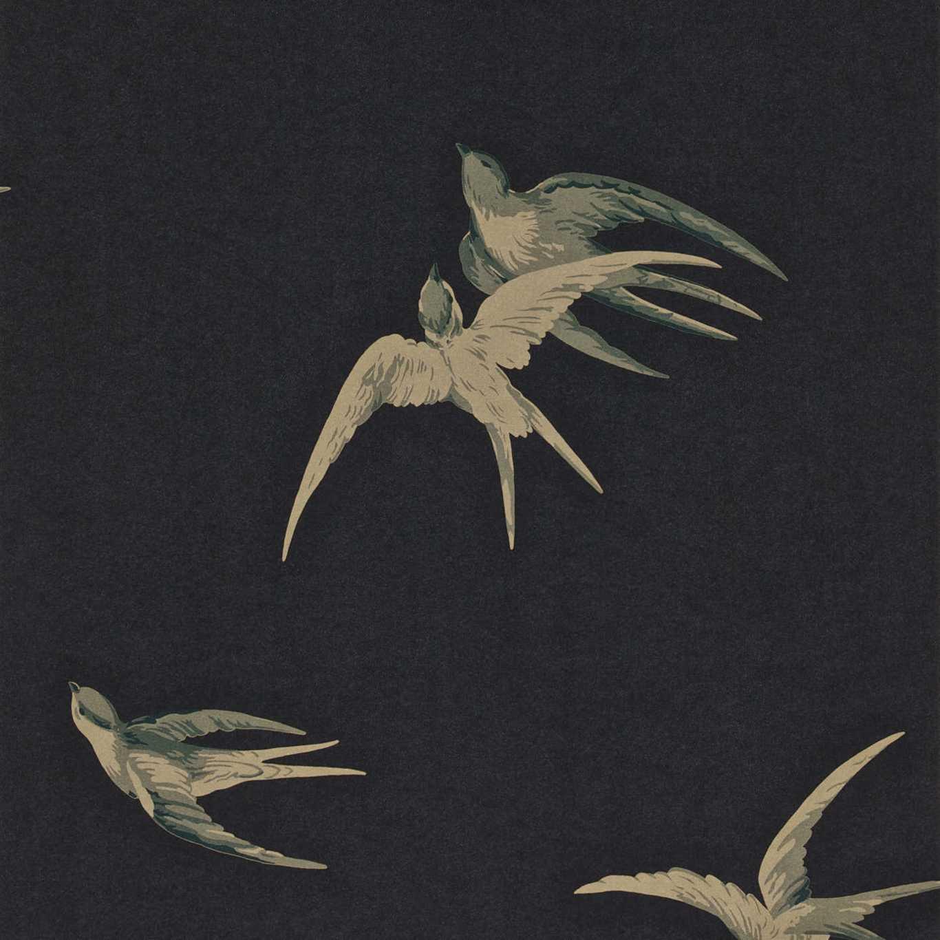 Carta da Parati Sanderson Swallows - Brand_Sanderson, Fantasia_Fantasia - Carte da parati - Sanderson