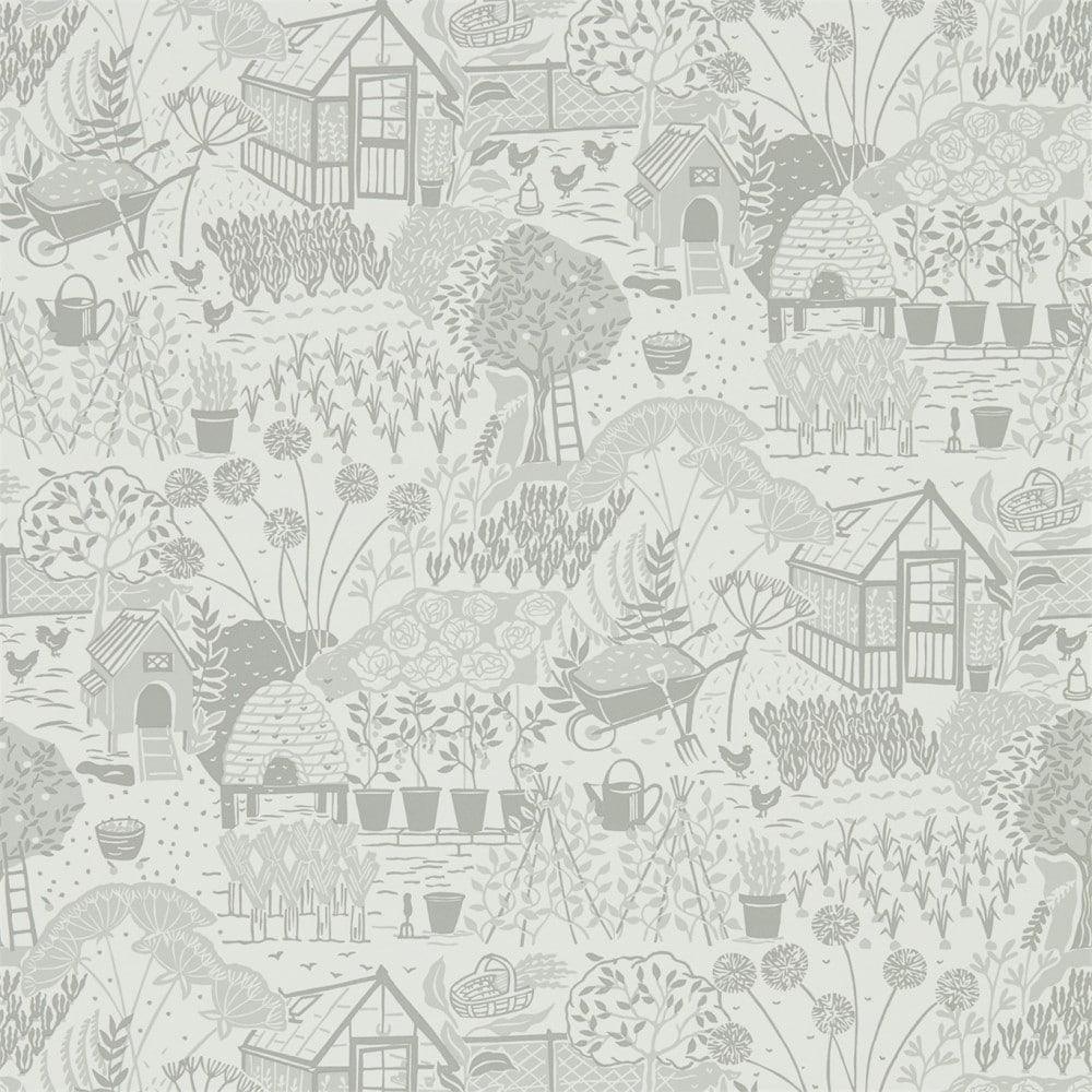 Carta da parati Sanderson The Allotment - Brand_Sanderson, Fantasia_Fantasia - Carte da parati - Sanderson