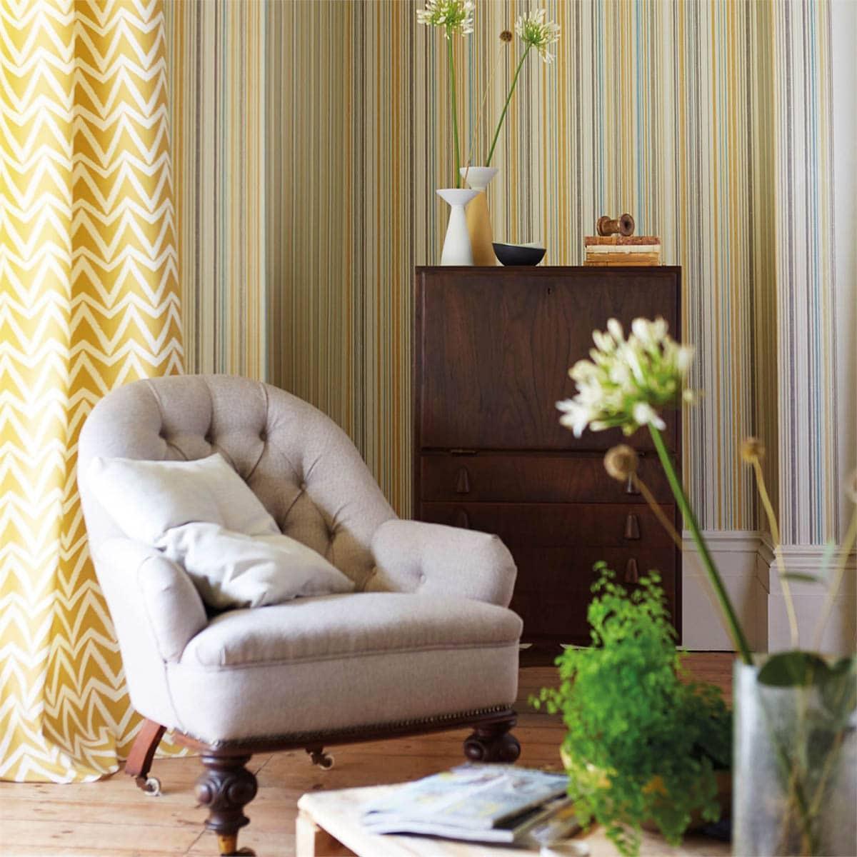 Carta da parati Scion Ashanti - Brand_Scion, Fantasia_Geometrica - Carte da parati - Scion