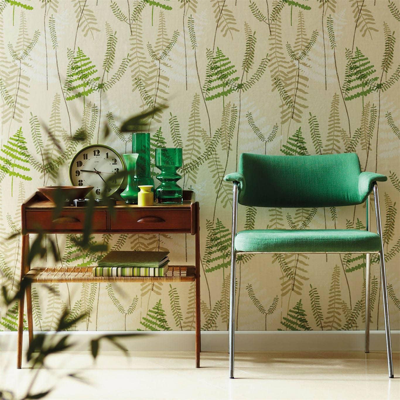 Carta da parati Scion Athirium - Brand_Scion, Fantasia_Natura - Carte da parati - Scion