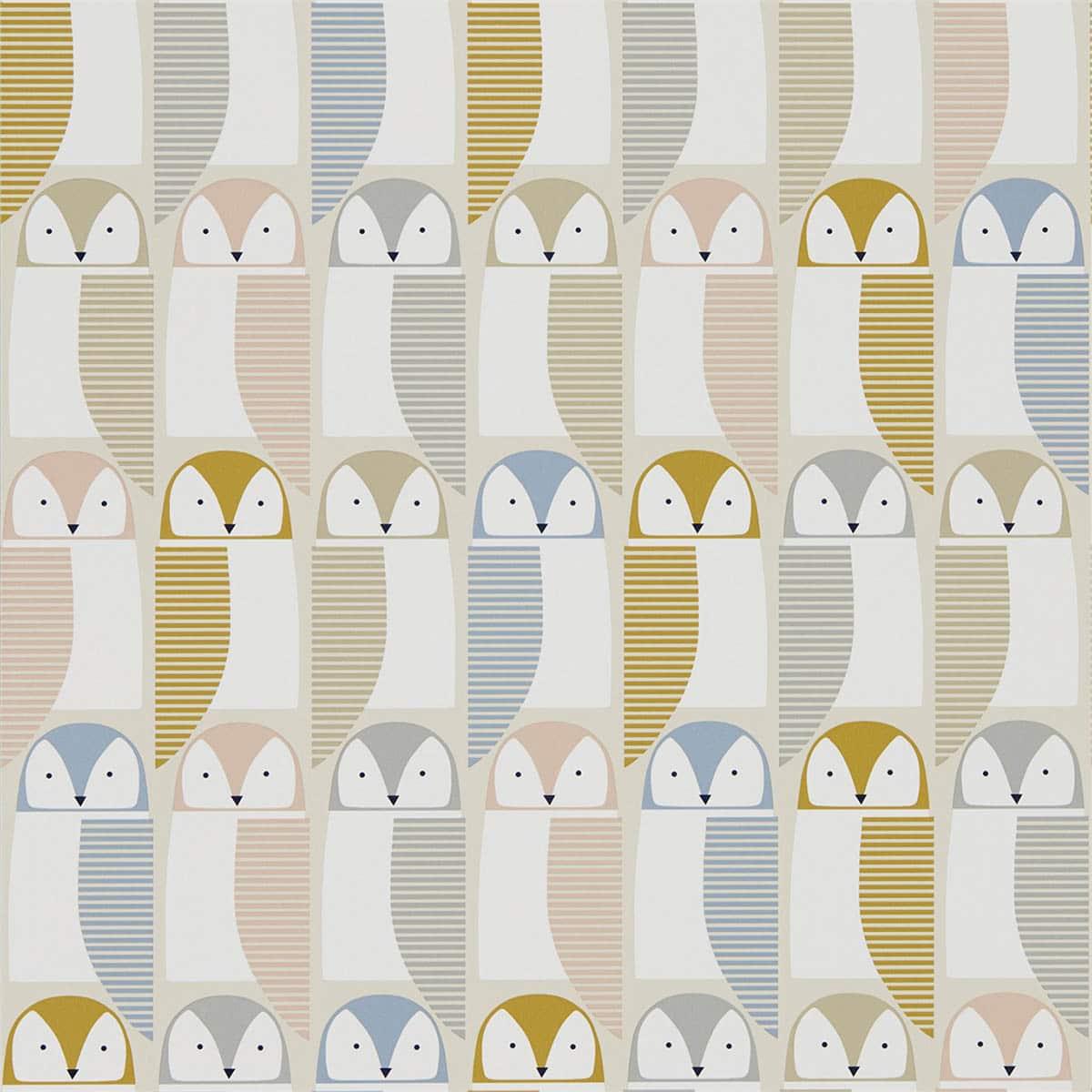 Carta da parati Scion Barnie Owl - Brand_Scion, Fantasia_Fantasia - Carte da parati - Scion