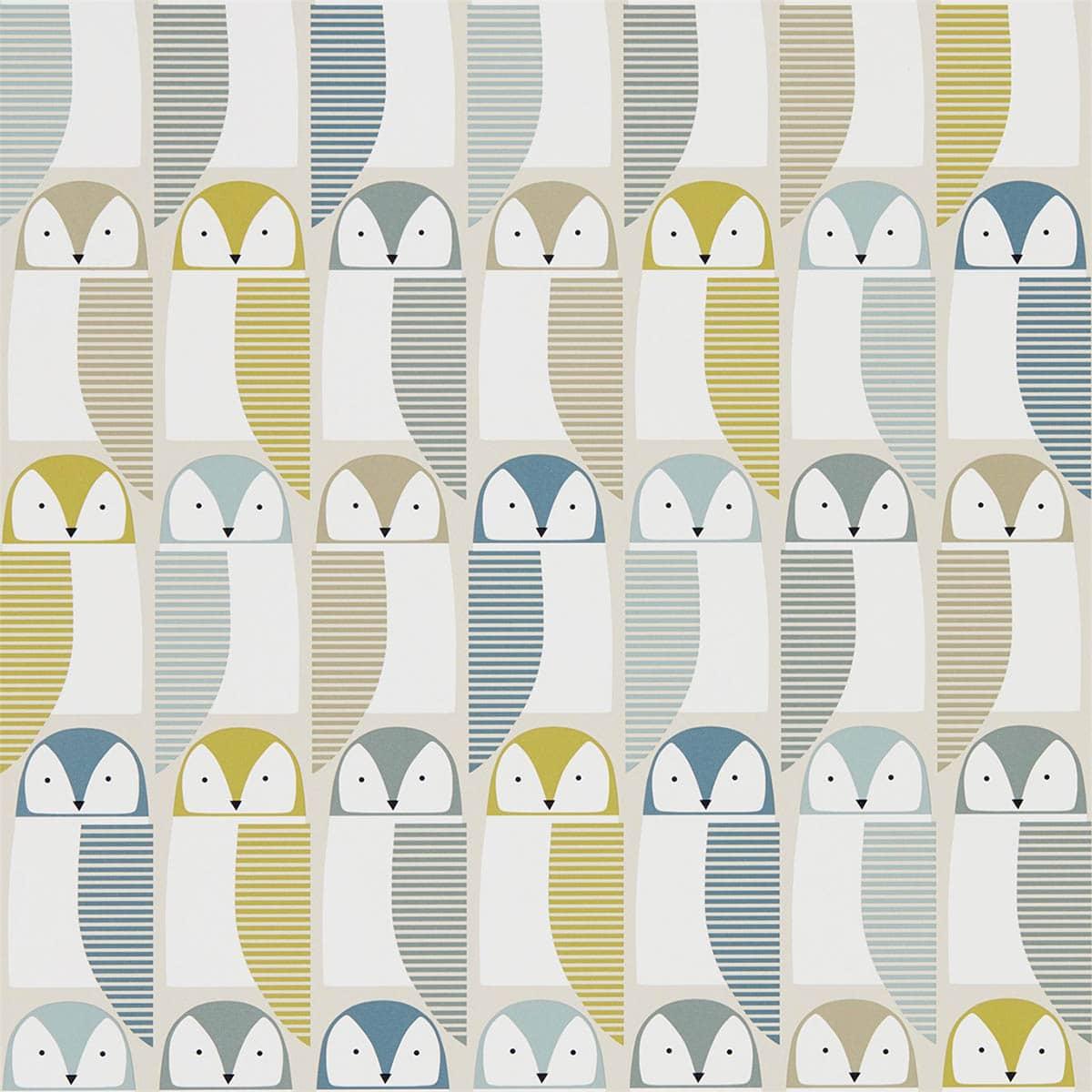 Carta da parati Scion Barnie Owl - Brand_Scion, Fantasia_Fantasia - Carte da parati - Scion