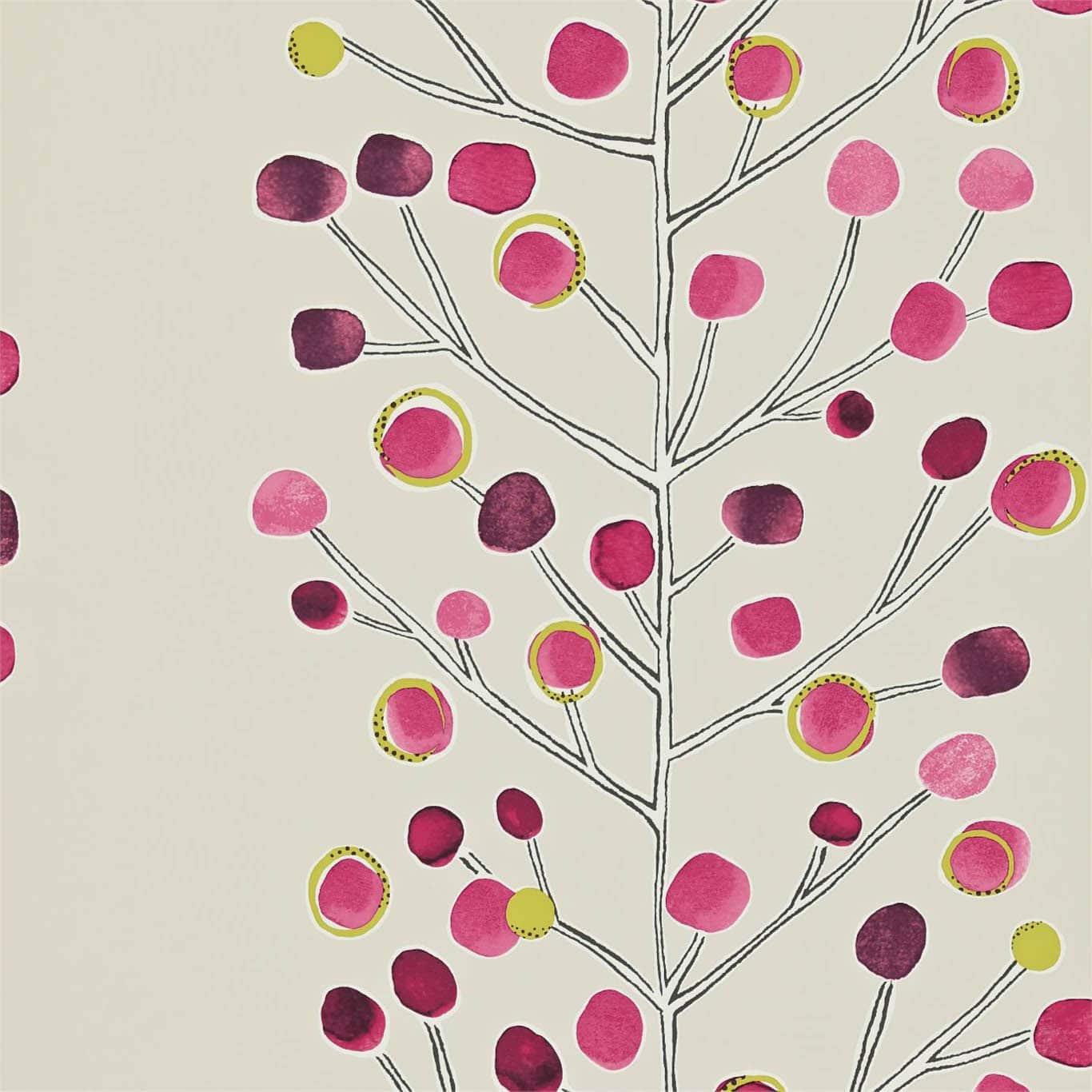 Carta da parati Scion Berry Tree - Brand_Scion, Fantasia_Fantasia - Carte da parati - Scion