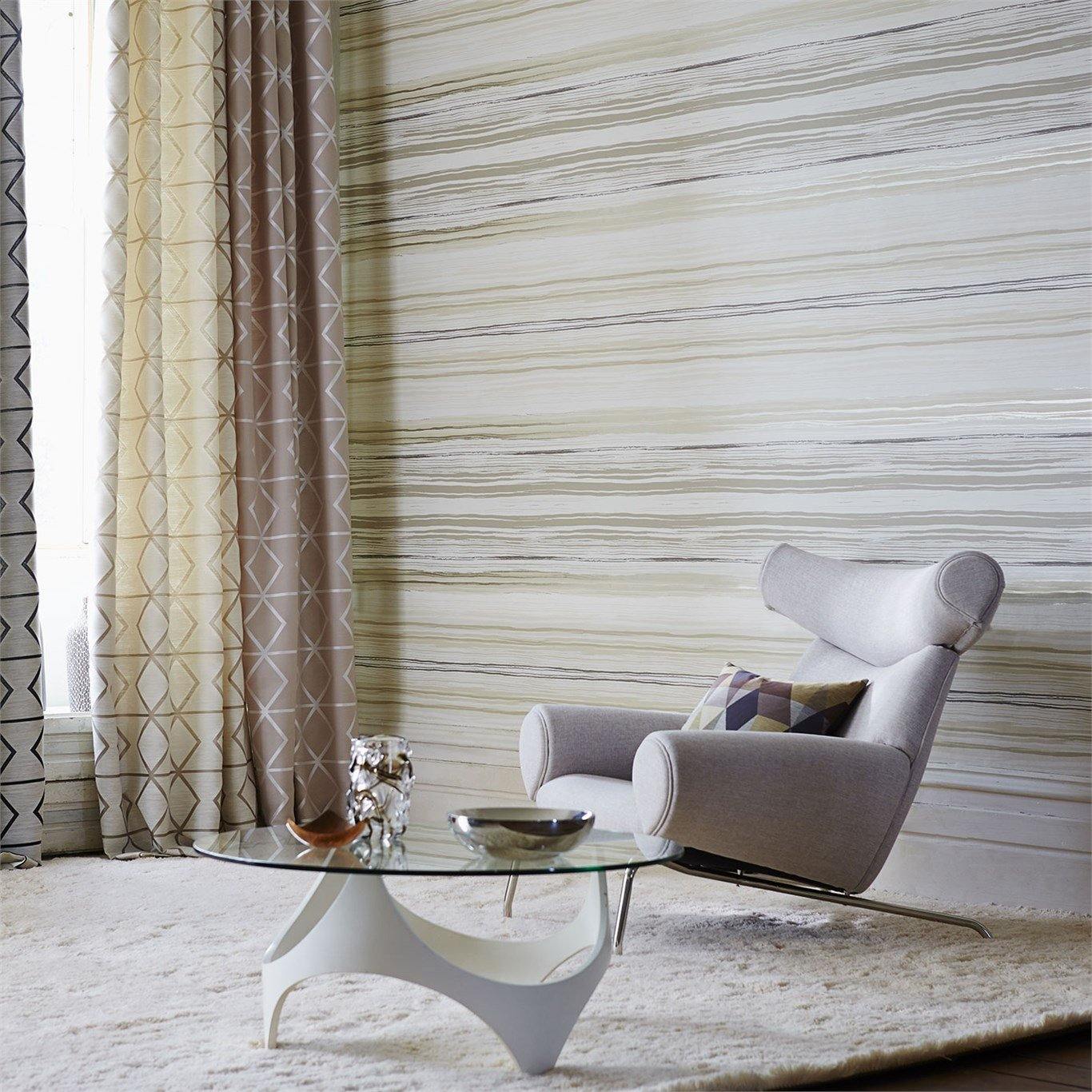 Carta da parati Scion Zing - azzurro, Fantasia_Geometrica, grigio, rosa, verde, viola - Carte da parati - Scion