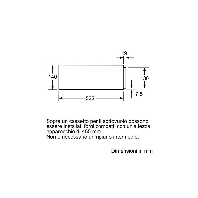 Cassetto per sottovuoto Siemens iQ700 BV830ENB1 - Brand_Siemens, Tipologia_Cassetto sottovuoto - Elettrodomestici a incasso - Siemens