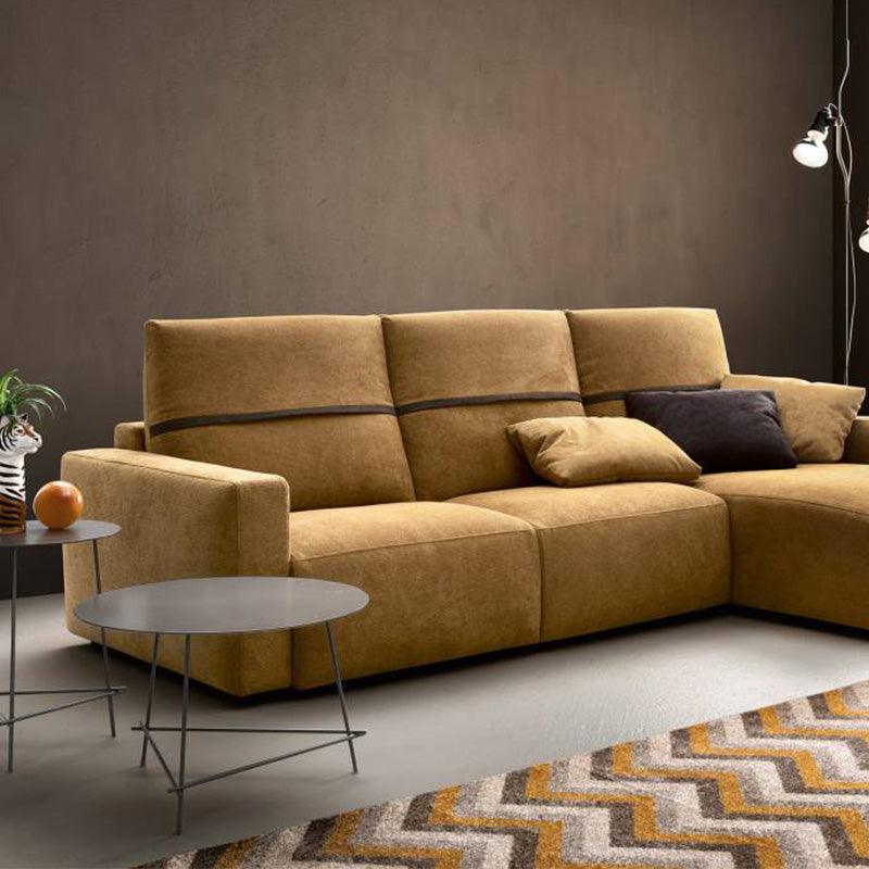 Divano Calais Gold - Caratteristiche_Sfoderabile, Forma_Con Penisola, Samoa - Divani - Mobilmarket