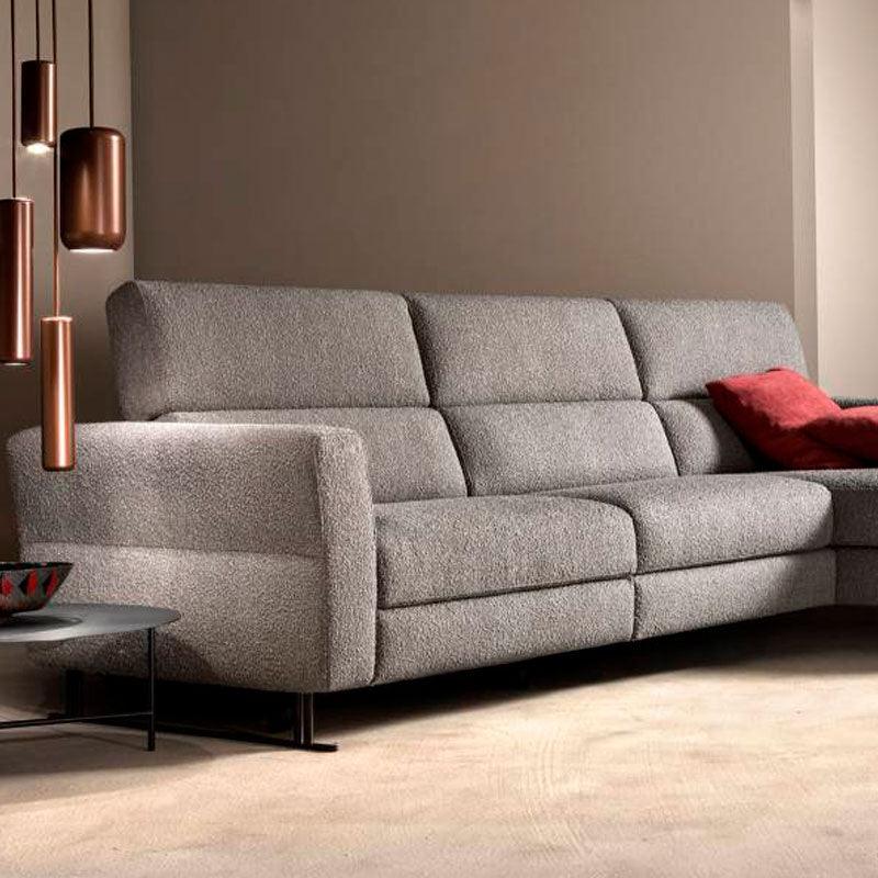 Divano Roho Grey - Caratteristiche_Sfoderabile, Forma_Con Penisola, Samoa - Divani - Mobilmarket