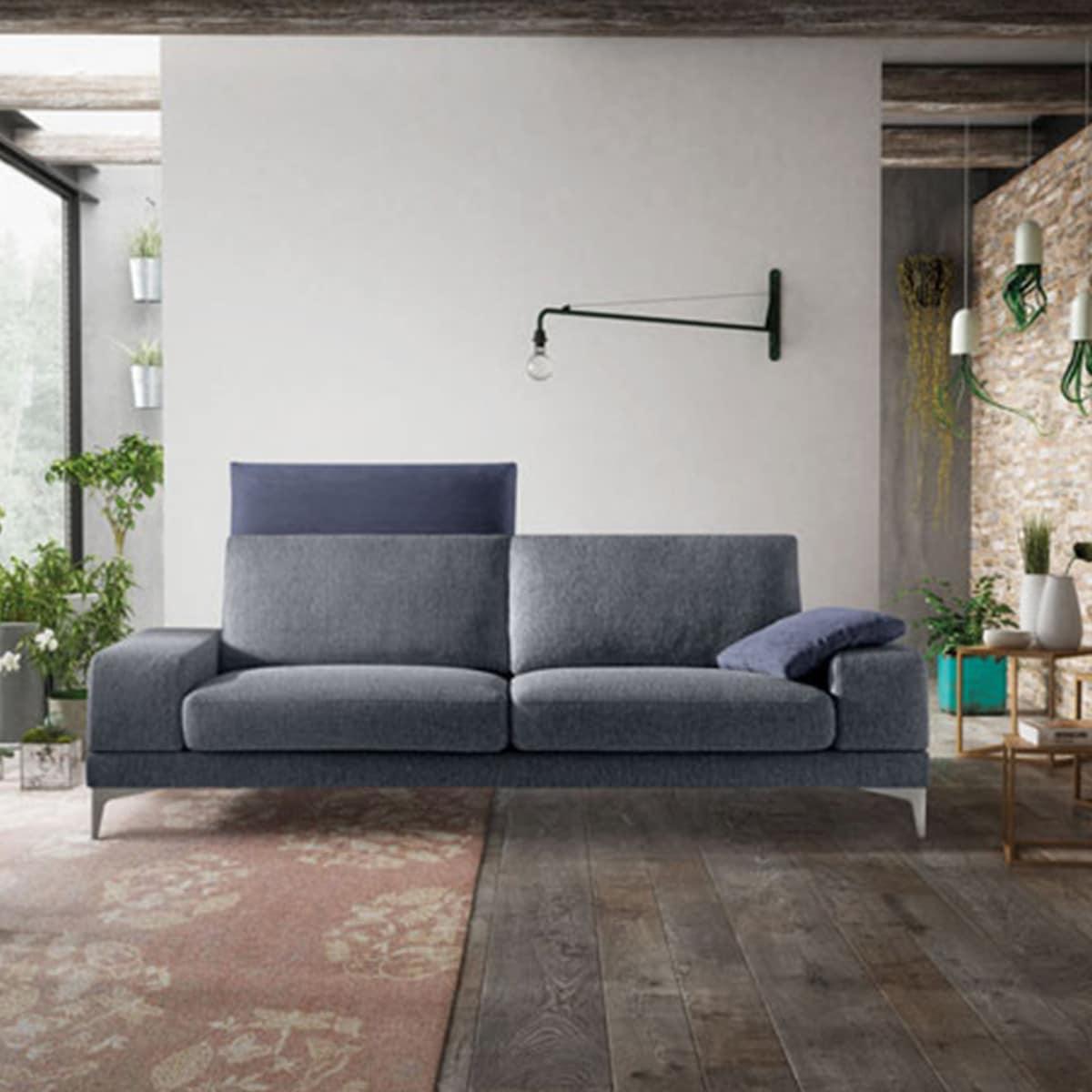 Divano Slim - Caratteristiche_Sfoderabile, Forma_Lineare, Samoa - Divani - Mobilmarket