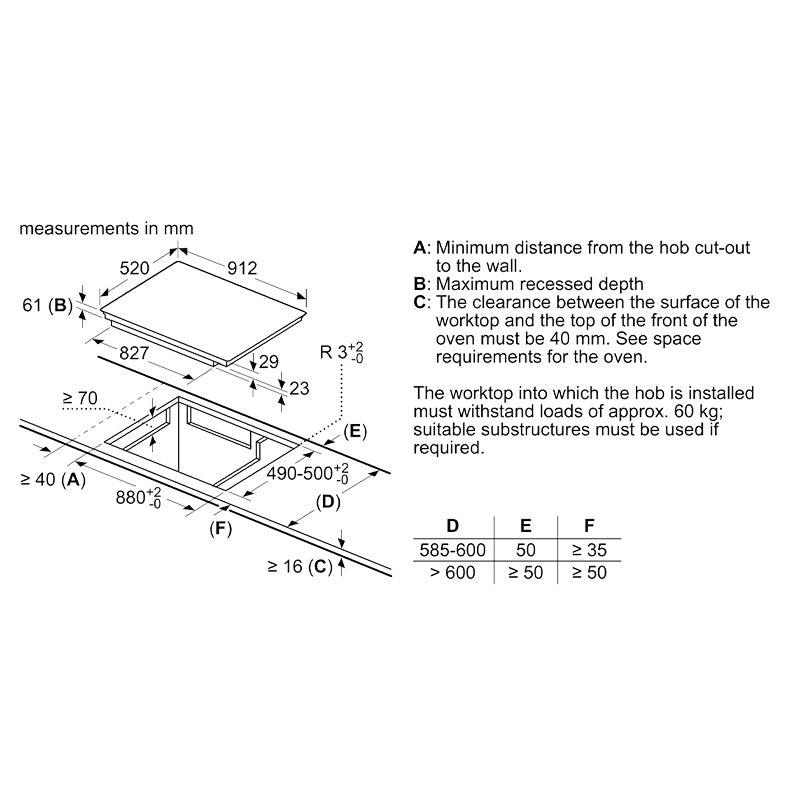 Piano cottura a induzione Siemens iQ700 EZ977KZY1E (90 cm) - Brand_Siemens, Tipologia_Piano cottura - Elettrodomestici da incasso - Siemens
