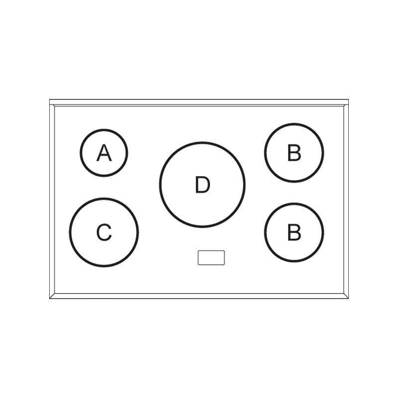 Gruppo cottura ILVE - PD10W Linea Professional Plus - Brand_ILVE, Tipologia_Blocco cottura - Elettrodomestici a libera installazione - Ilve