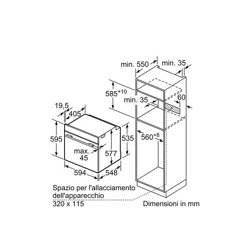 Forno combinato a vapore Siemens IQ700 HS858GXB6 - Brand_Siemens, Tipologia_A vapore, Tipologia_Forno - Elettrodomestici da incasso - Siemens