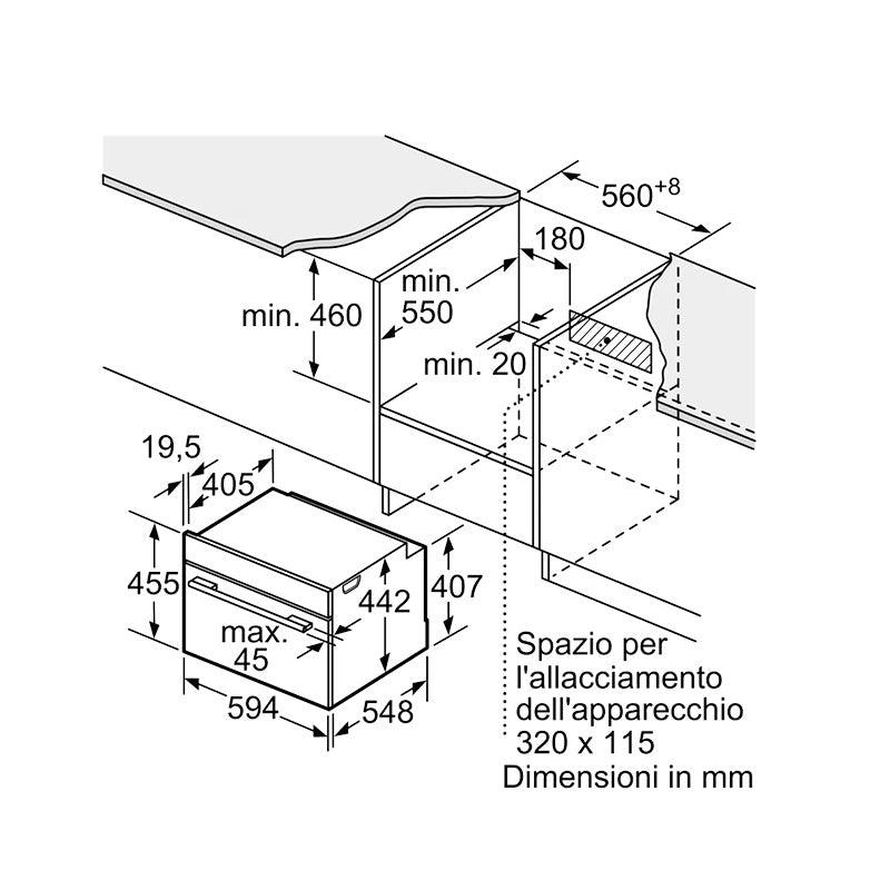 Forno compatto a vapore Siemens iQ700 CS858GRB7 - Brand_Siemens, Tipologia_A vapore, Tipologia_Forno - Elettrodomestici da incasso - Siemens