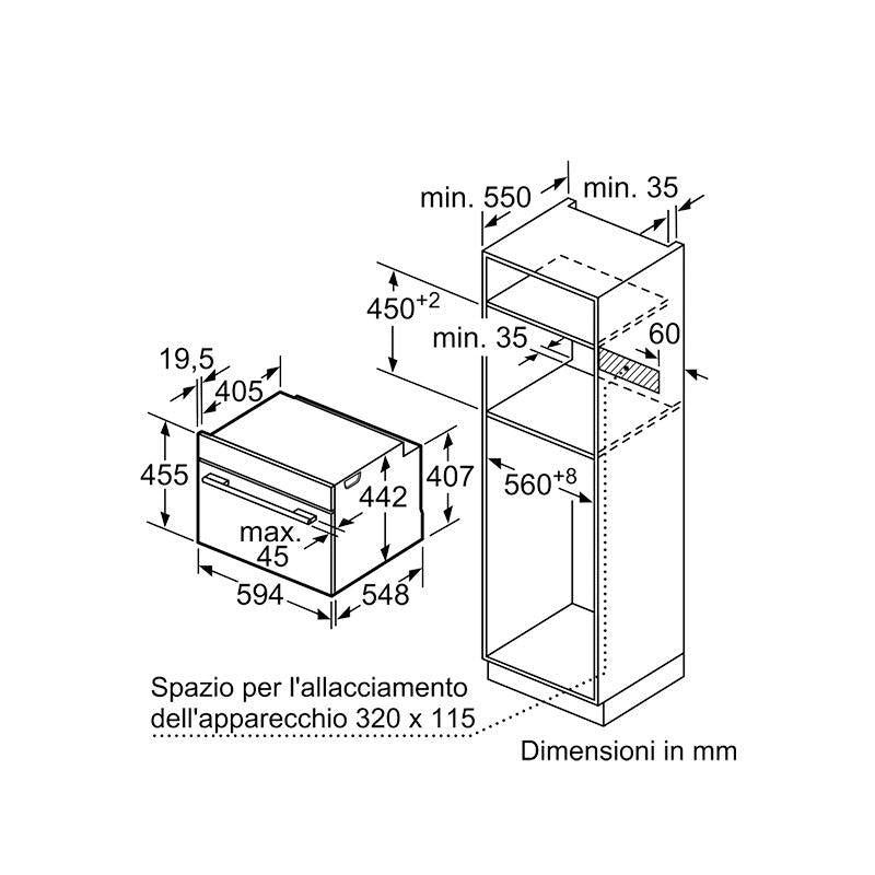 Forno compatto a vapore Siemens iQ700 CS858GRB7 - Brand_Siemens, Tipologia_A vapore, Tipologia_Forno - Elettrodomestici da incasso - Siemens